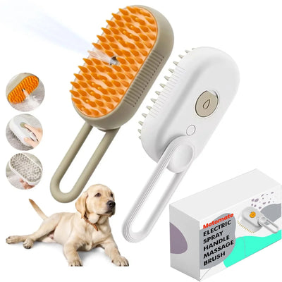 2 Pcs Cat Steam Brush, Comb for Cats, 3 in 1 Spray Cat Brush for Shedding, Pet Steam Brush Pet Spray Hair Comb for Long and Short Hair Cats and Dogs